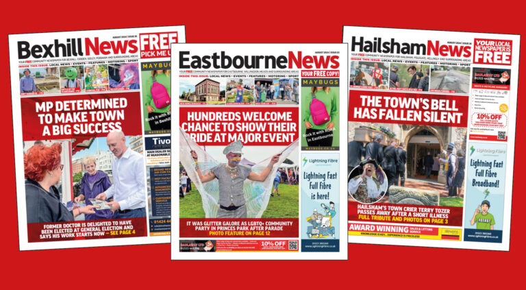 What’s in this month’s Eastbourne, Hailsham and Bexhill free community newspapers? August 2024.